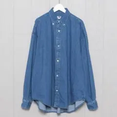 【希少品】H B&Y／H BLUE DENIM BIG BD SHIRT