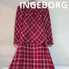 INGEBORG チェックのセットアップスーツ
