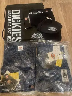 Dickies デニム上下セットアップ×キャップ×ネックウォーマーセット M