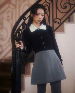 【USAGI ONLINE限定】SNIDEL バリエ構築スカート