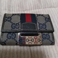 GUCCI グッチ GG柄 シェリーライン 6連 キーケース キーリング