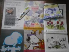 ◎SNOOPY◎クリアファイル◎マーカーペン◎マイクロファィバータオル◎
