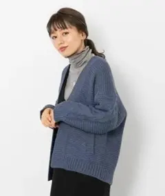 アーバンリサーチSonny LabelケーブルガウンカーディガンA25141