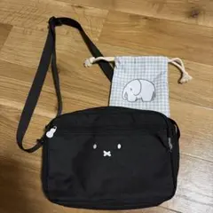 ミッフィー ショルダーバッグ 巾着 2点セット