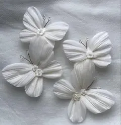 【ざっきー。 様専用】orgablanca 蝶々　イヤリング　ウェディング