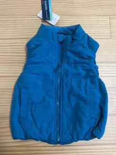 【新品タグ付】緑ダウンベスト サイズ95