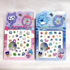 新品未使用　たまごっちパラダイス　デコプチステッカー　パープルスカイ　ブルー