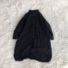 極美品 Demi-Luxe BEAMS ビーチサイドシャツ 黒 目黒越子 リネン