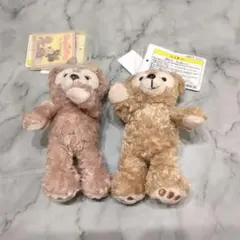 ダッフィー シェリーメイ ぬいぐるみバッチ　セット