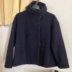 style + confort woolコート　濃い紺色