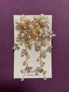 【中古・美品】ブライダル ピアス ゴールド