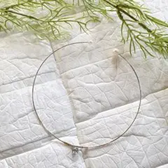 【美品】パール ビジュ メタル チョーカー