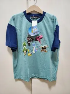 ポケットモンスター 半袖Tシャツ 130cm 水色/ネイビー