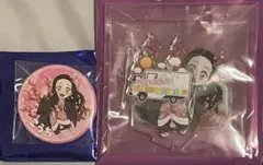 鬼滅の刃　togo高知　竈門禰豆子　アクスタ　缶バッジ