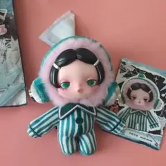 SKULLPANDA Off Mode ぬいぐるみキーホルダーMute Mode