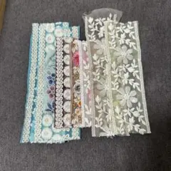 インド刺繍レース8枚セット