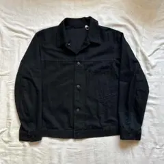 UNIQLO U デニムジャケット ブラック Lサイズ 1stタイプ 大戦モデル