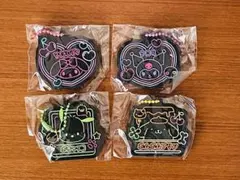 サンリオ キャラクターズ ビビッド ネオン ラバー キーチェーン ★4種セット