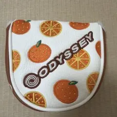 ODYSSEY パター用カバー フルーツ柄　みかん