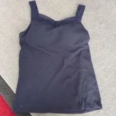 美品　AIRism ダークネイビー キャミソール