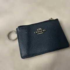 COACH ネイビー コインケース