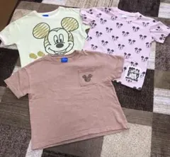 ミッキーマウス Tシャツ 3枚セット