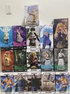 最新・人気含むプライズフィギュアまとめ売りヒロアカ爆轟・呪術日車・進撃リヴァイ等