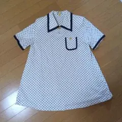 Leilian、レリアン、半袖シャツ 9号、水玉、美品 トップス