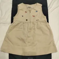 美品！familiar 刺繍ノースリーブワンピース 80