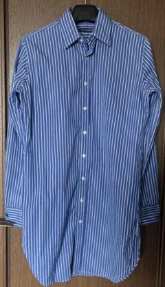 ラルフローレン　青白ストライプシャツ　チュニック