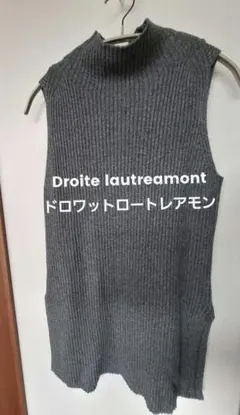 Droite lautreamont ドロワットロートレアモン ニット ベストのサムネイル