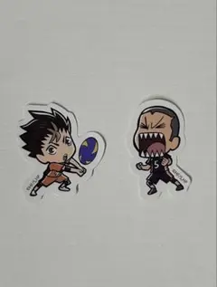 ハイキュー!! 烏野高校　西谷夕　田中龍之介　ステッカー2枚セット