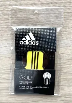 新品 adidas アディダス ゴルフマーカー ツインマーカー イエローのサムネイル