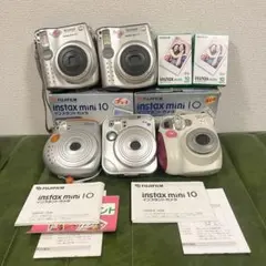 FUJIFILM instax mini チェキ 本体 まとめ売り フィルム付き