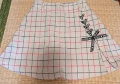 チェック柄 キュロット150センチ