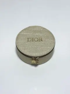 Dior ゴールド ミラー付きラウンドポーチ
