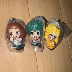 でふぉフィグ!僕のヒーローアカデミアキーホルダー 緑谷出久 オールマイト お茶子