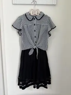 メゾピアノ　ワンピースとシャツ セット　140