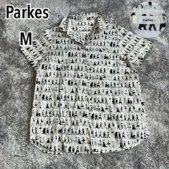 parkes パークス 人柄 総柄 長袖シャツ Mのサムネイル
