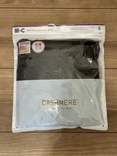 ユニクロC 極暖ヒートテックカシミヤブレンドタートルネックT グレー S