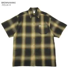 XXL新品CALTOPキャルトップ半袖オンブレーシャツカラーサイズ多数ブラウン