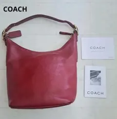 COACH オールドコーチ ワンショルダーバッグ 9823 US製 赤