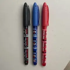 USJ スパイダーマン 消せるゲルインクボールペン0.5mm 3カラー 黒青赤のサムネイル