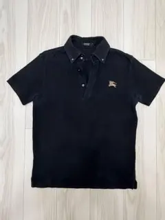 Burberry Black Label ブラックポロシャツ M