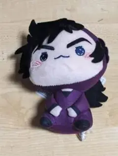 ぬいぐるみキャラクター 紫色 小型