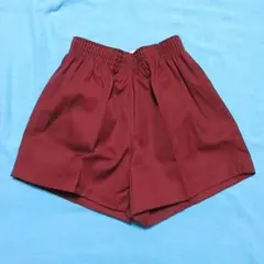 体操服★短パン ショートパンツ★ミズノ★アスリート★エンジ★110サイズ