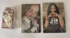 TWICE ジヒョ　トレカ・チャーム　3点セット