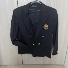美品✨ローレンラルフローレン 紺ブレ ダブル ワッペン 大きいサイズ