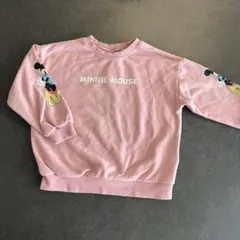 ミニーマウス トレーナー ピンク