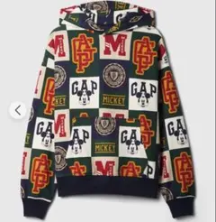 a*a様 Gap xディズニー ロゴ スウェット パーカー ミッキーマウス カラ